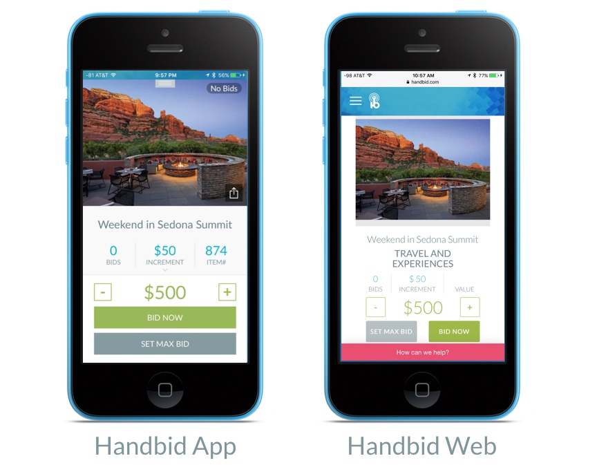 silent auction bidding apps